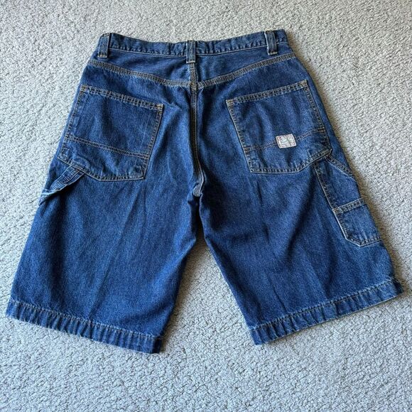 Levis Shorts Mens 32 Blue Bermuda Carpenter Denim Jean Hip Hop Grunge Skater Y2K - Picture 1 of 7